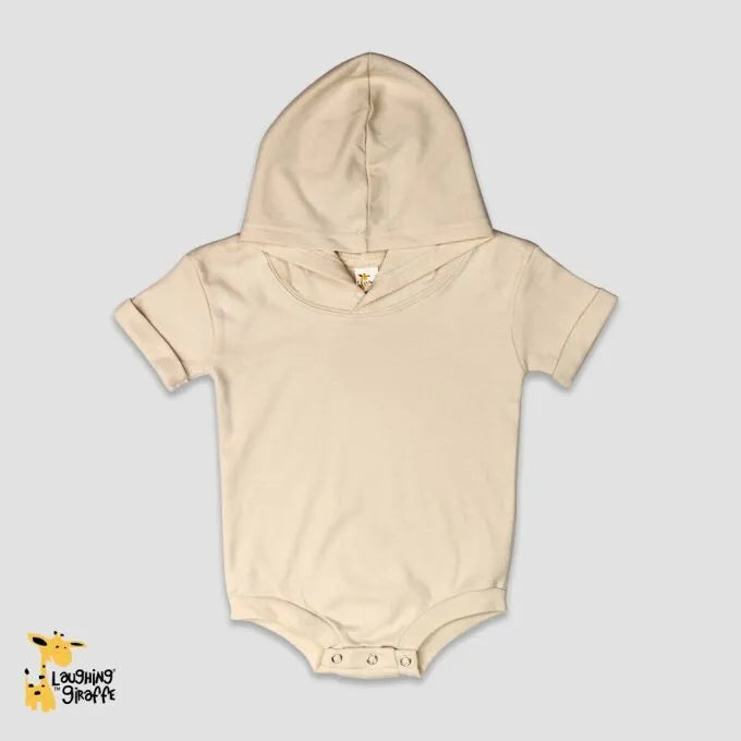 Hooded Short Sleeved Bubble Romper- 100% Top Quality Cotton