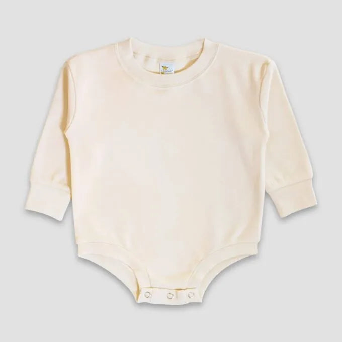Long Sleeve Bubble Romper- 100% Top Quality Cotton