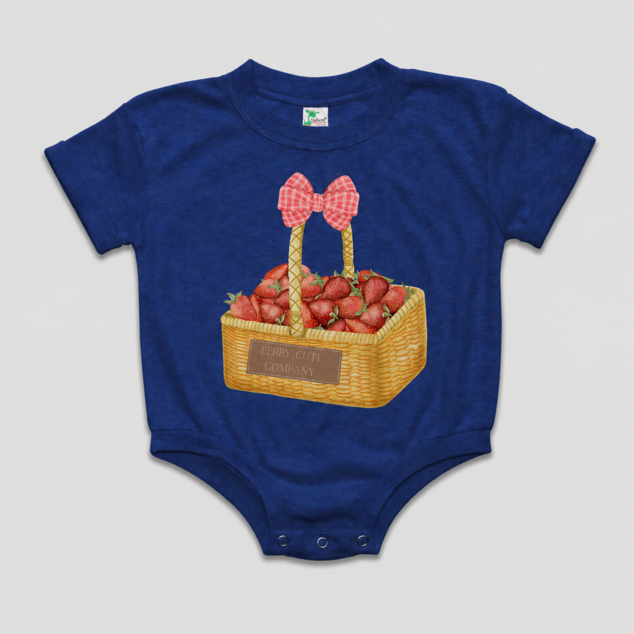 Berry Cute Short Sleeved Bubble Romper- Polyester Cotton Blend (Copy)