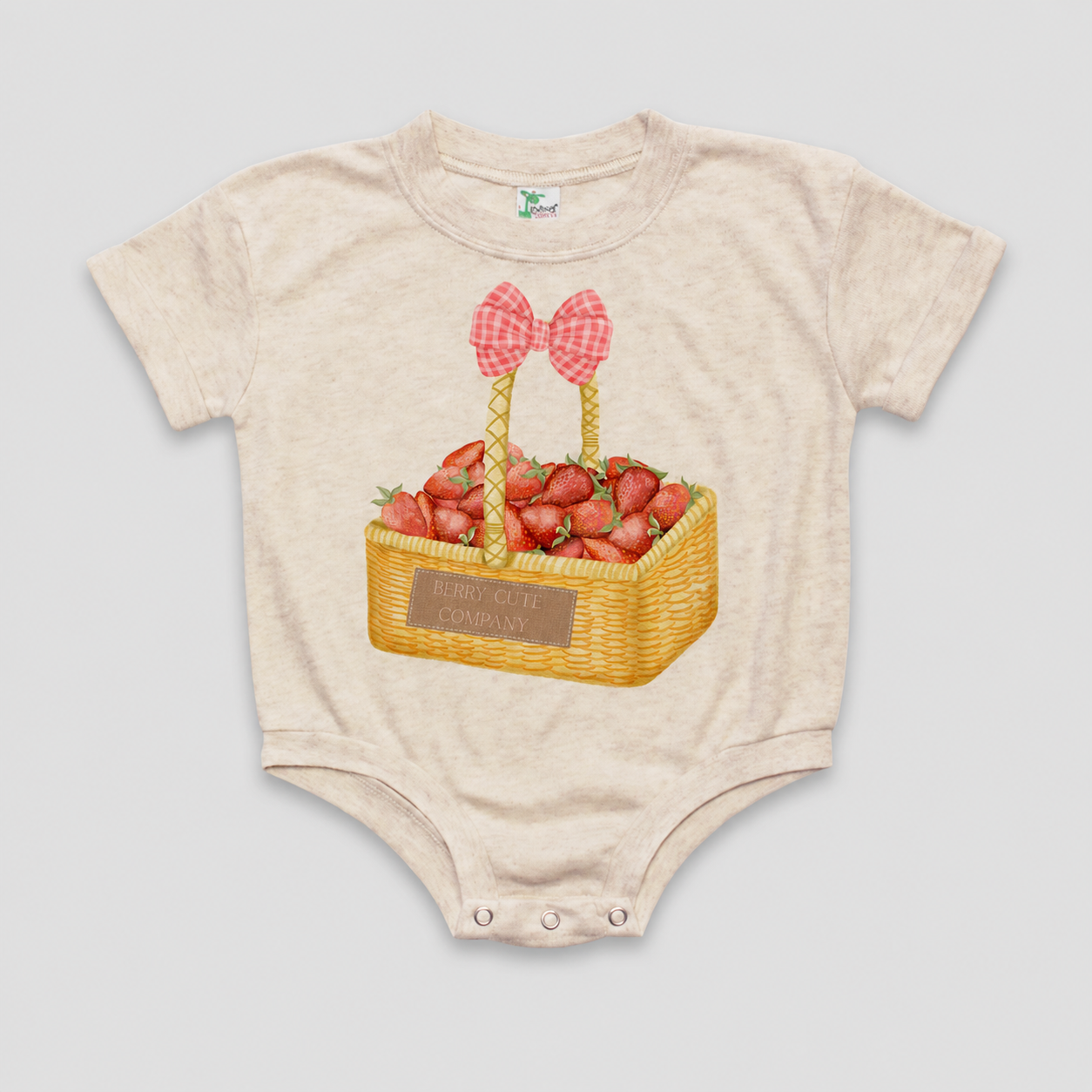 Berry Cute Short Sleeved Bubble Romper- Polyester Cotton Blend (Copy)