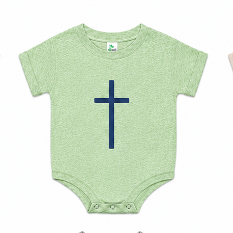 Simple Cross Short Sleeved Romper
