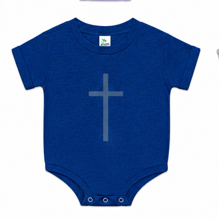 Simple Cross Short Sleeved Romper