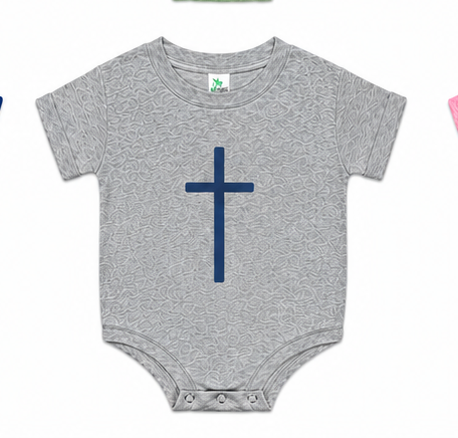 Simple Cross Short Sleeved Romper