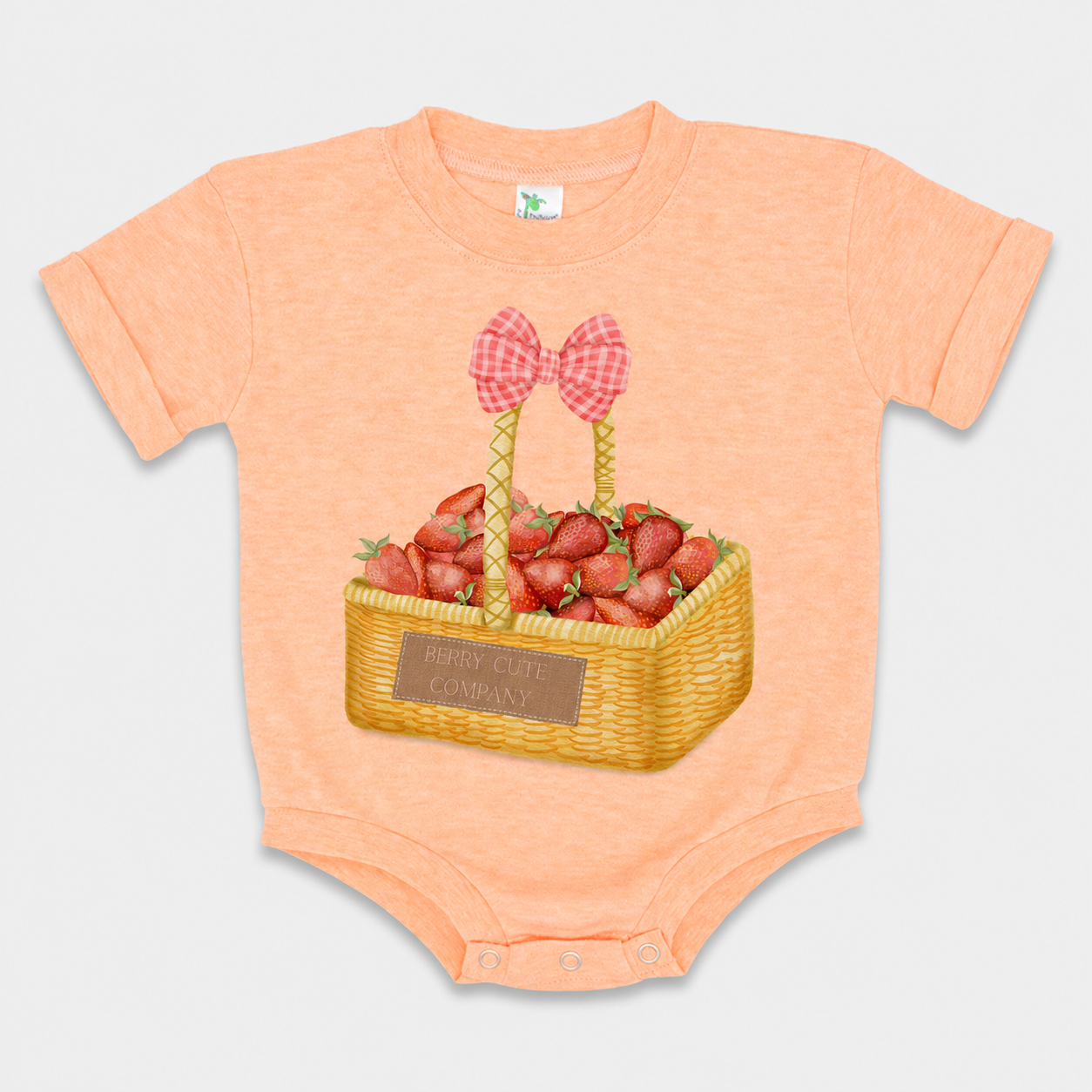 Berry Cute Short Sleeved Bubble Romper- Polyester Cotton Blend (Copy)