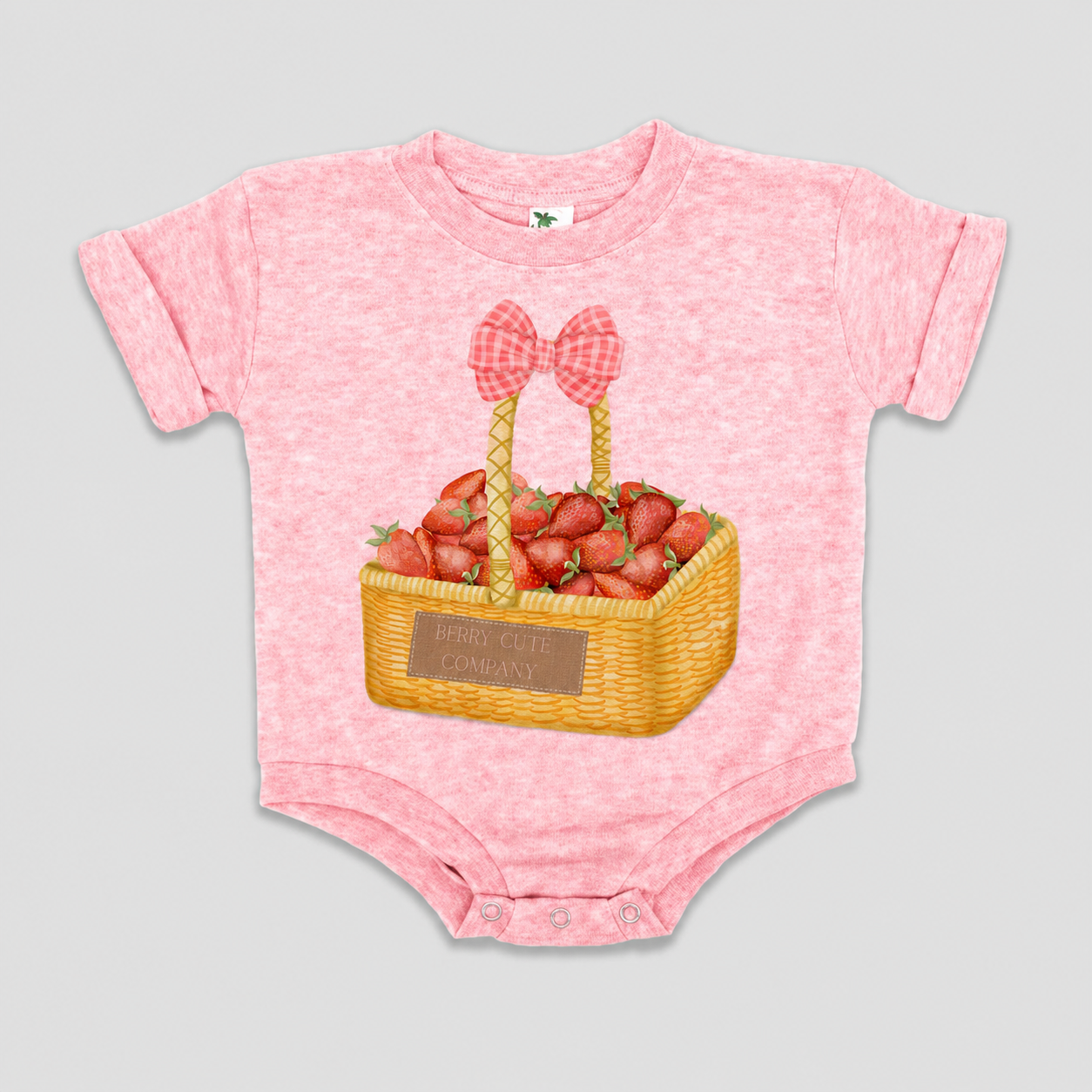 Berry Cute Short Sleeved Bubble Romper- Polyester Cotton Blend (Copy)